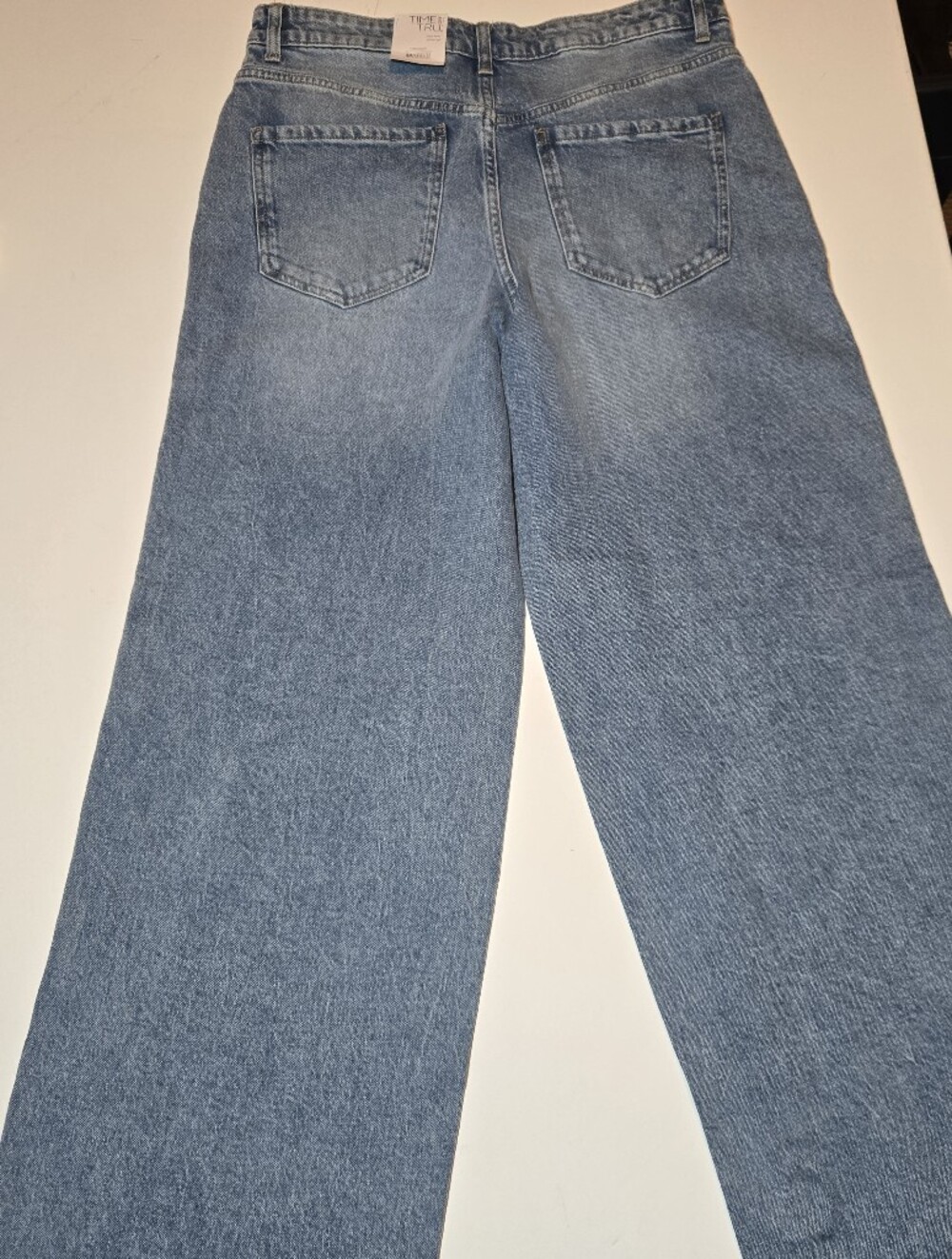 Time and Tru Light Blue Wide Leg Jeans - Picture 2 of 3